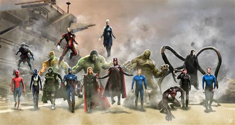 Marvel United Heroes By Marcellsalek 26 On Deviantart