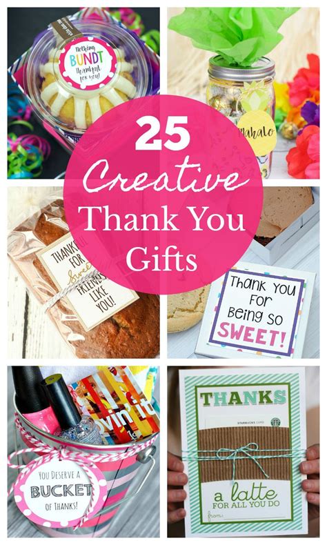 I shall never ever forget this. 25 Creative & Unique Thank You Gifts | Small thank you ...