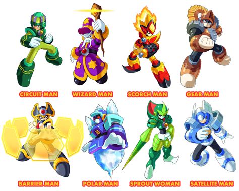 Megaman 11 Robot Masters Fan Made By Ultimatemaverickx On Deviantart