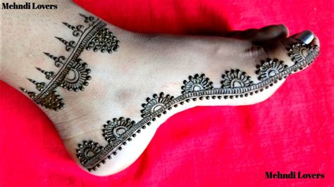 Simple Feet Mehndi Design 2020easy Foot Mehndi Designbeautiful Feet