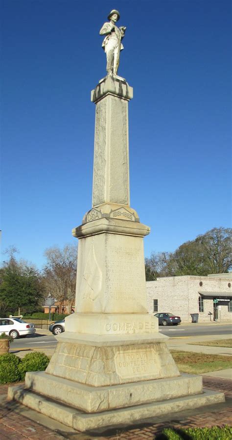 Barbour County Confederate Monument Clayton Alabama Flickr