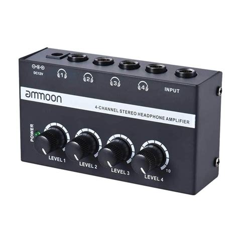 Ammoon Ha Ultra Compact Channels Mini Audio Stereo Headphone