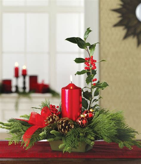 Holly Christmas Centerpiece At From You Flowers