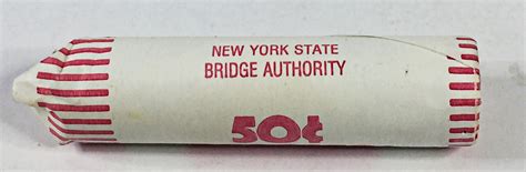 C Roll Of Lincoln Head Wheat Cents Rolled By The New York State Bridge Authority Property Room