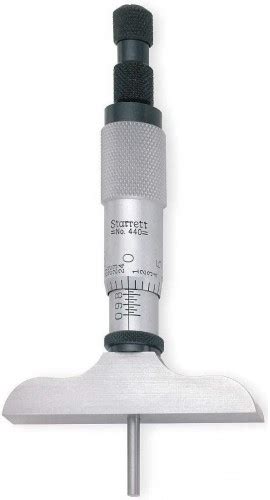 Starrett 440z 3rl Depth Micrometer 0 To 3 Starrett