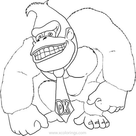 26 Best Ideas For Coloring Free Donkey Kong Coloring Pages
