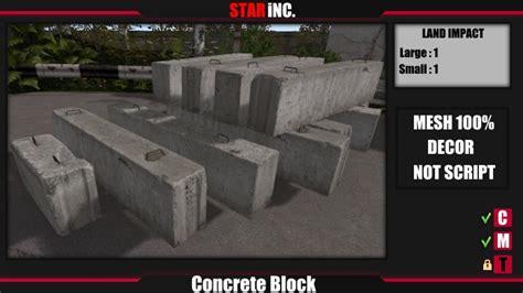 Second Life Marketplace Concrete Block Pack