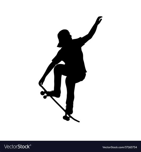 Skateboard Tricks Silhouettes