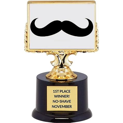マイズ Crown Awards Personalized Mustache Trophy， 725gold Cup Mustache