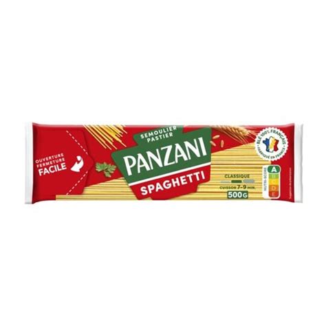 Pâtes spaghetti PANZANI le paquet de 500g à Prix Carrefour