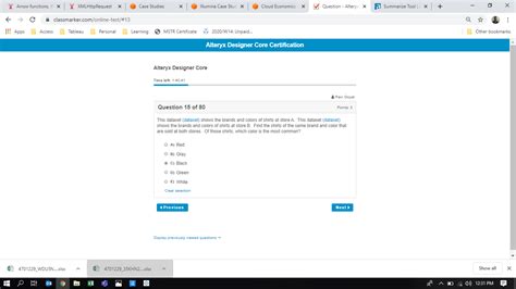 solved question on core certification exam page 2 alteryx community