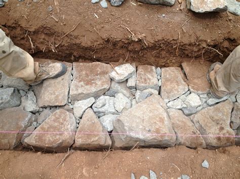 Building A Stone Foundation This Cob House