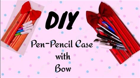Apple's own preinstalled notes app allows you to draw on the screen with the apple pencil and make, well, notes in your natural handwriting. DIY Bow Pencil Case- make your own pencil pouch- diy back ...