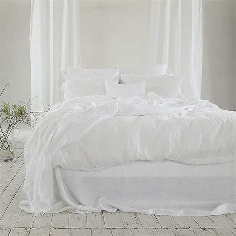 optical white linen flat sheet stone washed linenme linen bed sheets bedroom inspirations