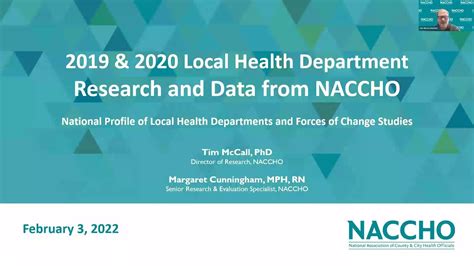 NACCHO 2019 Profile Of Local Health Departments And 2020 Forces Of
