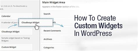 How To Create Custom Widgets In Wordpress
