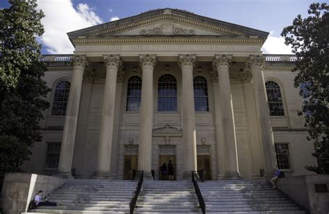 Closeups Of The Columns Of The Hall In Unc Chapel Hill North Carolina