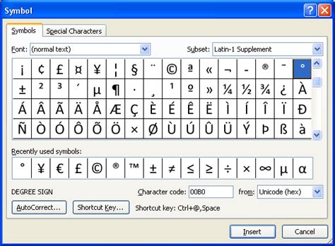 How To Insert Symbols And Special Characters In Micro