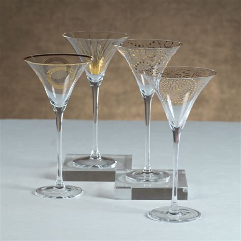 Celebration Martini Glass T Set Of 4 By Zodax Seven Colonial