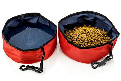 Travel Pet Bowl For Food And Water Folding Collapsible