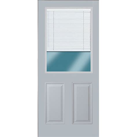 36 Half Lite Mini Blind Exterior Steel Door Rh Home Outlet