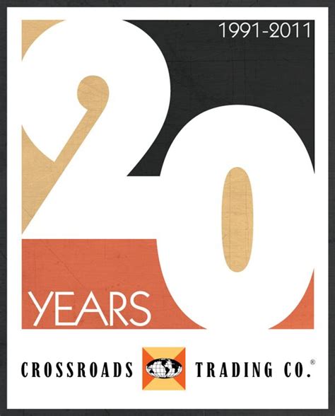 藝文 Crossroads Trading Co 20th Anniversary Logo Contest On Behance