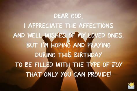 Birthday Prayers For Myself May God Give His Blessing