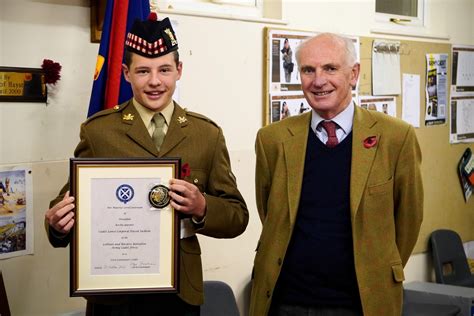 Lord Lieutenants Cadet Appointed In Scottish Borders Lowland Reserve
