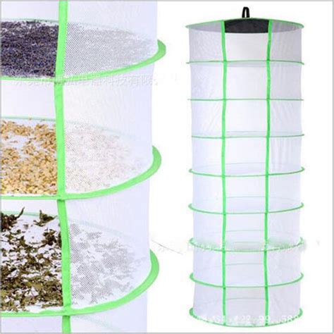 8 Layers Creative Plant Herb Drying Bag Shelve Rack Net Outdoor Mesh