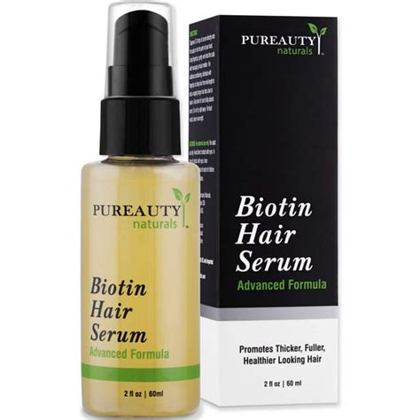 Biotin Hair Growth Serum By Pureauty Naturals Advanced Topical