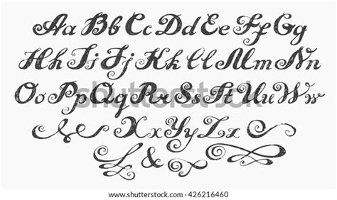 Calligraphy A To Z Capital And Small Letters Letter