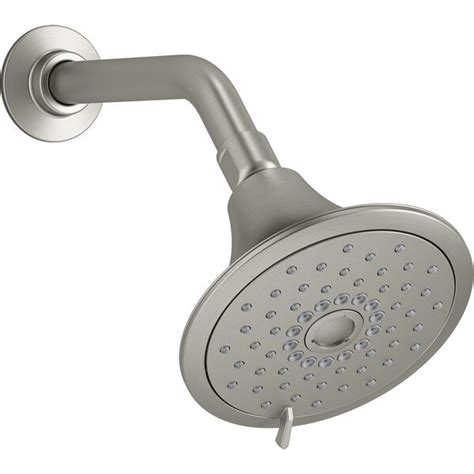 kohler 2 5 gpm forte 1 75 gpm multifunction showerhead with katalyst air induction technology