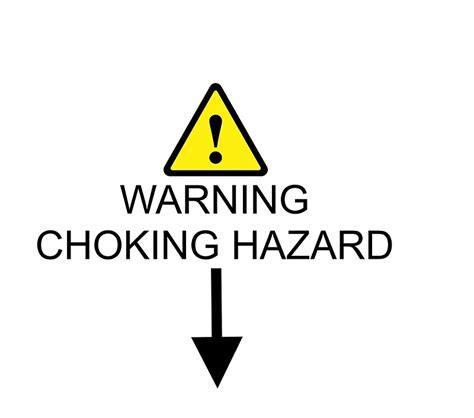 Warning Choking Hazard By Kara Davison Redbubble