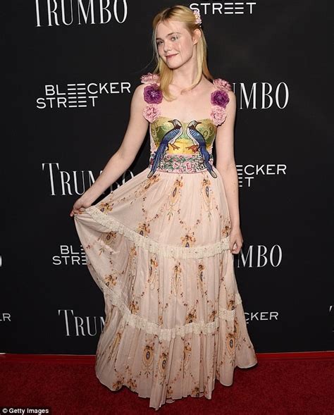 Elle Fanning Shows Impeccable Style As She Leads Stars At Trumbos La