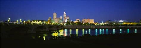 Standard Photo Board Indianapolis At Dusk Amer Indy Walls 360