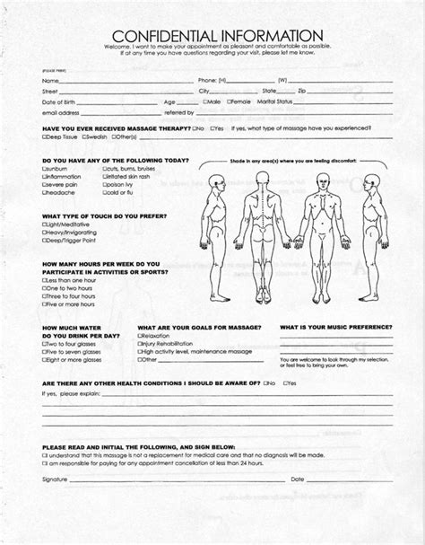 Client History Intake Forms What Are They Good For Why Should We As Massage Therapists Use