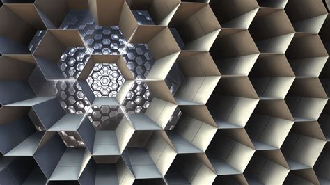 Download Wallpaper 1920x1080 Honeycomb Cell Structure