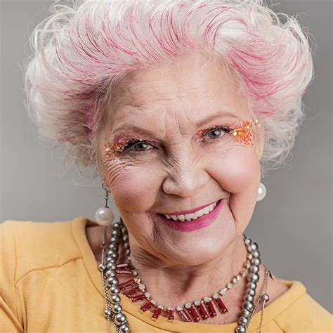 Pink Short Hairstyles And Hair Color Ideas For Older Women 2019