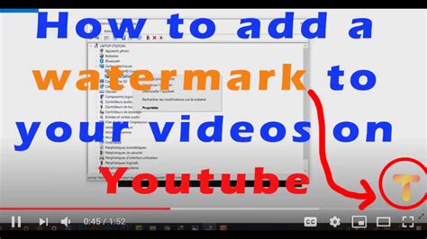 How To Add A Branding Watermark To Your Videos On Youtube Youtube