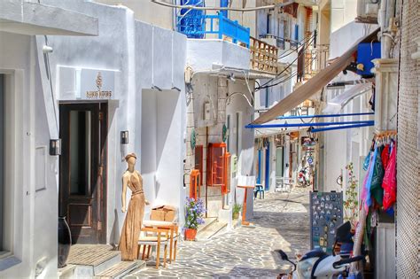 Naxos Shopping Street Old Town Free Photo On Pixabay Pixabay