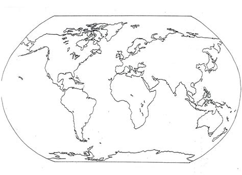 Dibujos De Mapa Del Mundo Para Colorear Para Colorear Pintar E Imprimir Dibujos Online