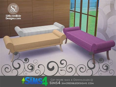 Simcredibles Glory Loveseat Love Seat Sims 4 Cc Furniture Sims