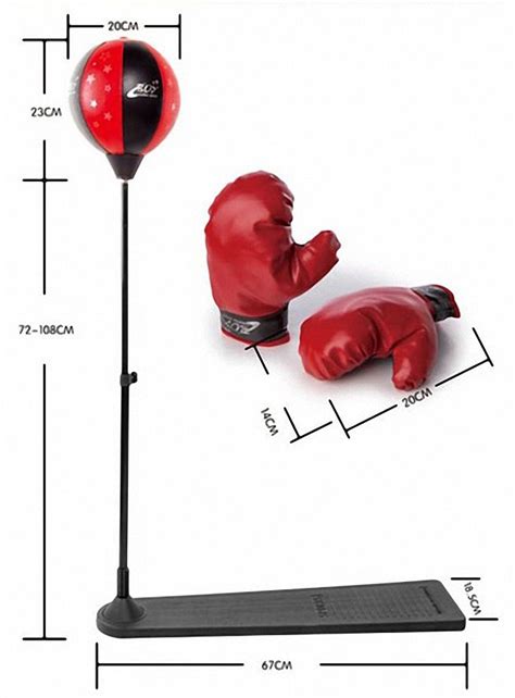 Speed Ball Stand Punching Boxing Bag Glove Setup Wydział Cybernetyki