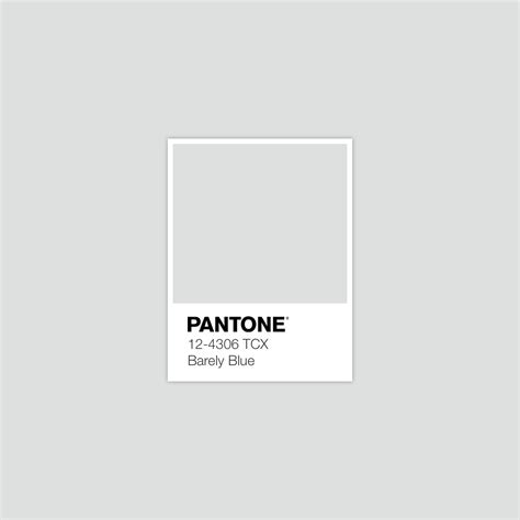 Pantone 12 4306 Tcx Barely Blue · Color · Palette Collection