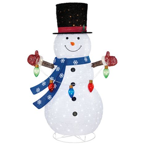 7ft 213 M Indooroutdoor Pop Up Christmas Snowman With 335 Led