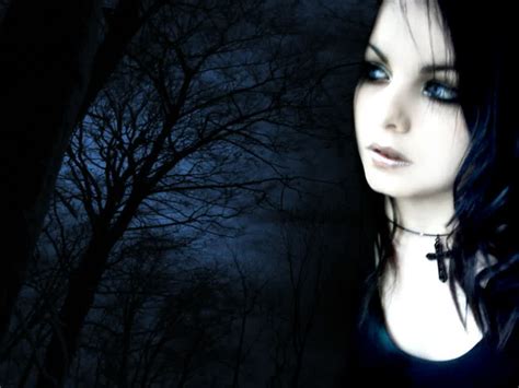 Scary Wallpaper Hot Dark Gothic Girl Wallpaper Scary Wallpapers