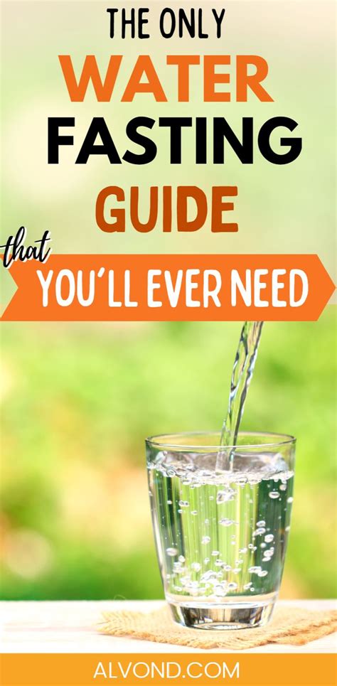 The Only Water Fasting Guide Youll Ever Need Water Fasting Water