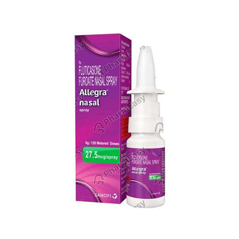 Buy Allegra 275 Mcg Nasal Spray 120 Online At Flat 18 Off Pharmeasy