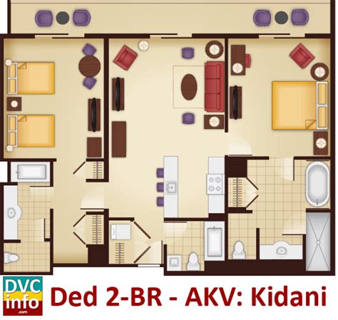Animal Kingdom Lodge 2 Bedroom Suite Floor Plan Bedroom Poster