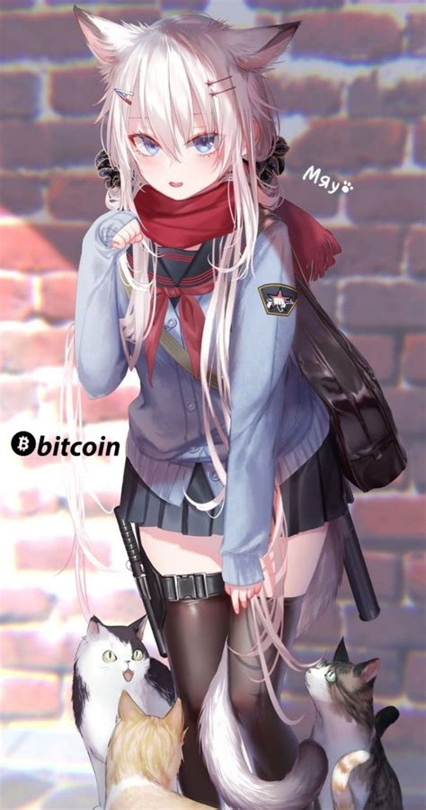 Bitcoin Raparigas Anime Menina Anime Personagens De Anime